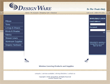 Tablet Screenshot of designwareonline.com